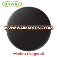 2017 New product Ultrathin Mobile fast qi wireless charger charging pad for samsung galaxy S8 j2 j5 j7