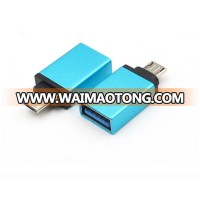 Factory price Hot Selling Micro USB To USB 3.1 OTG Mini Adapter Converter For Android SmartPhone  free shipping