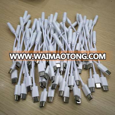 Type-c to 3.5mm DC Audio Cable USB Male to Female Transfer Stereo Transfer Cables Adapter Type c For Mobile Audio Output