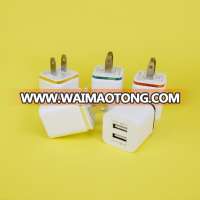 Hot sale universal wall charger newest dual usb charger , 3.1A dual usb wall charger for iphone and samsung mobile etc