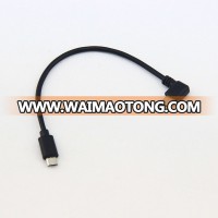 Left/Right angle micro USB B to USB 3.1 Type C OTG cable