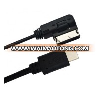 USB 3.1 Type C to Media In AMI MDI Charger Cable Cord For VW AUDI Q5 Q7