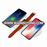 High power 3 in 1 fast wireless phone charger,wireless charger new design for mobile phone and watch