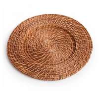 Round Wicker Rattan Charger Plates from Rattan Products Manufacturer