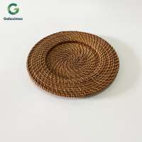 High quality Round Rattan Charger Plates Handmade in Vietnam