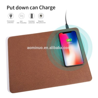 Universal Wireless Mobile Phone Charging Pad Mouse Pad Wireless Charger for iphone 8/X for goophone samsung smartphone